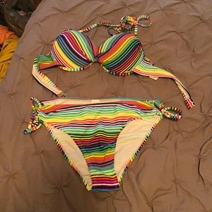 Maurices Striped bikini